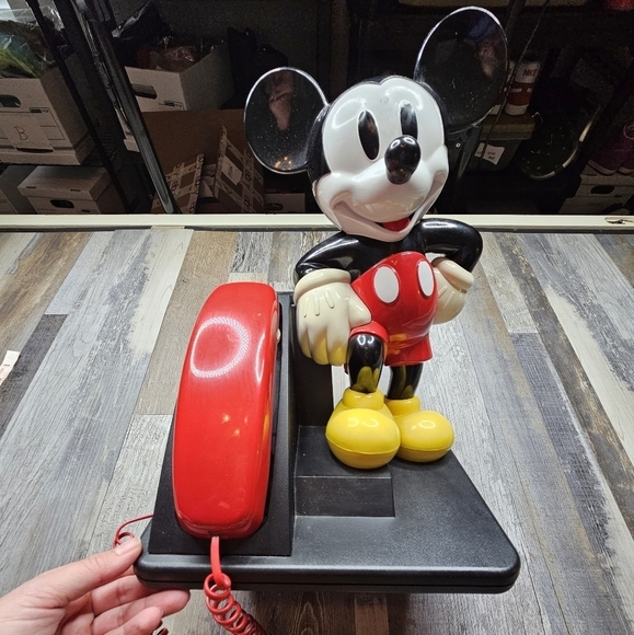 Mickey Mouse Vintage Push Button AT&T phone - Picture 1 of 16